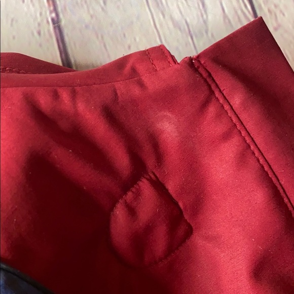 Charter Club trench coat with toggles maroon - Picture 7 of 11